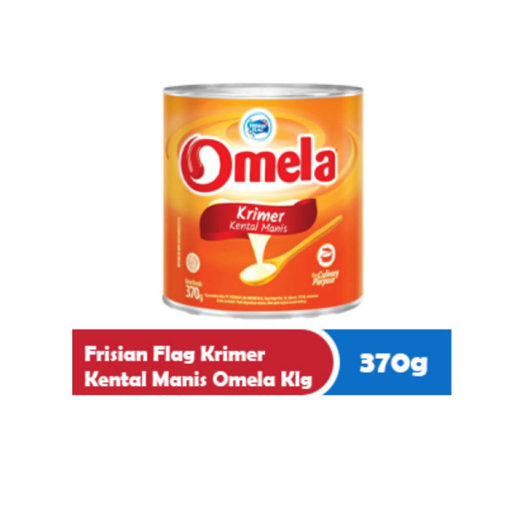 

Frisian Flag Omela Krimer Kental Manis Kaleng 370g – Rasa Lezat untuk Minuman & Masakan