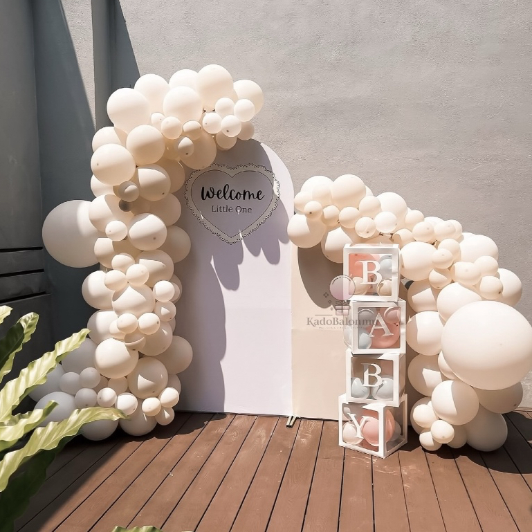 Dekorasi Balon Ulang Tahun Anak & Dewasa – Custom Tema 2 Backdrop