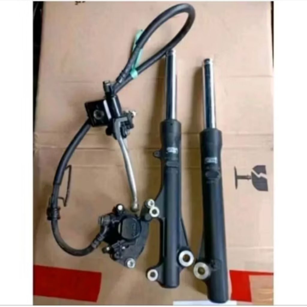 SHOCK DEPAN 1SET MOTOR HONDA BEAT INJEKSI, SCOOPY FI ORIGINAL COPOTAN SIAP PAKAI