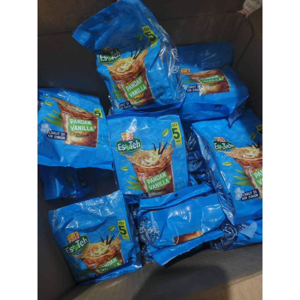 

Es Teh Poci vanila plus selasih 125g 1 renceng (5saset)
