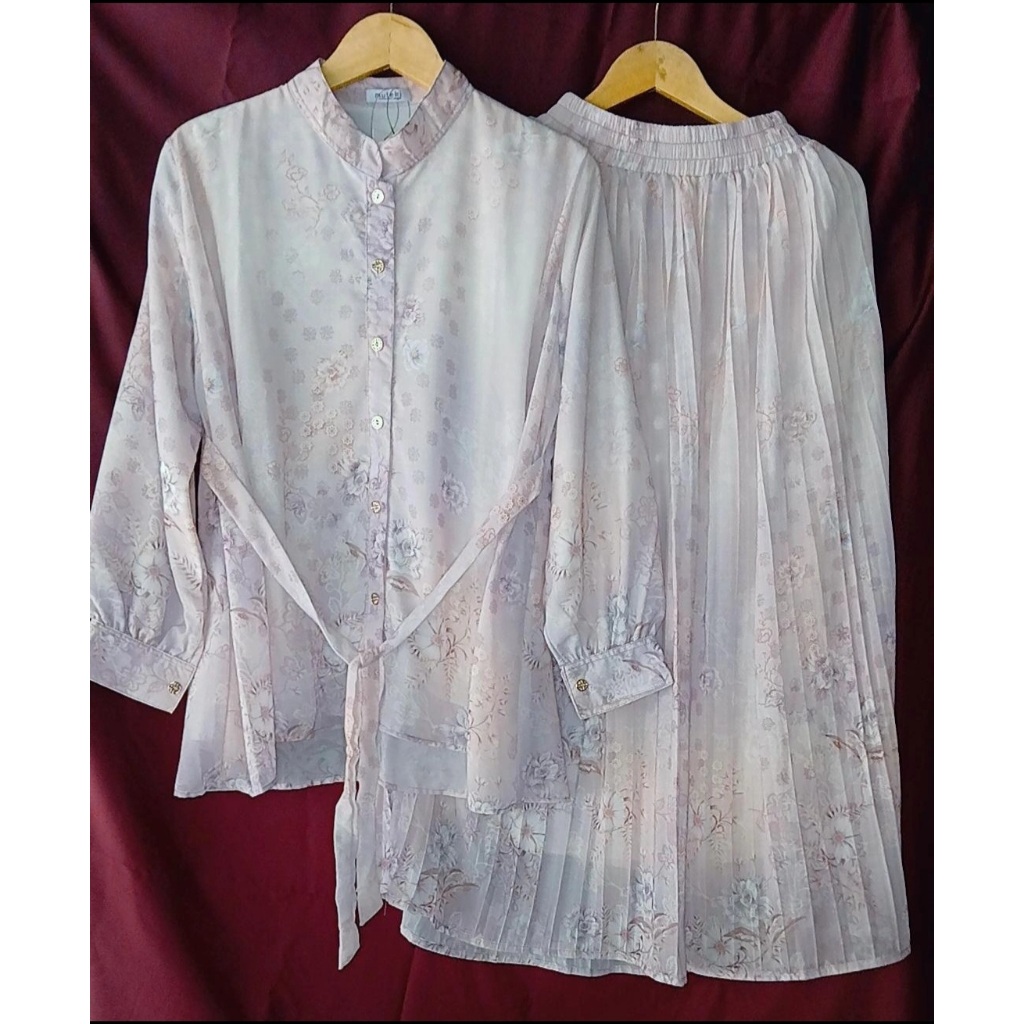 setelan rok premium by muteki