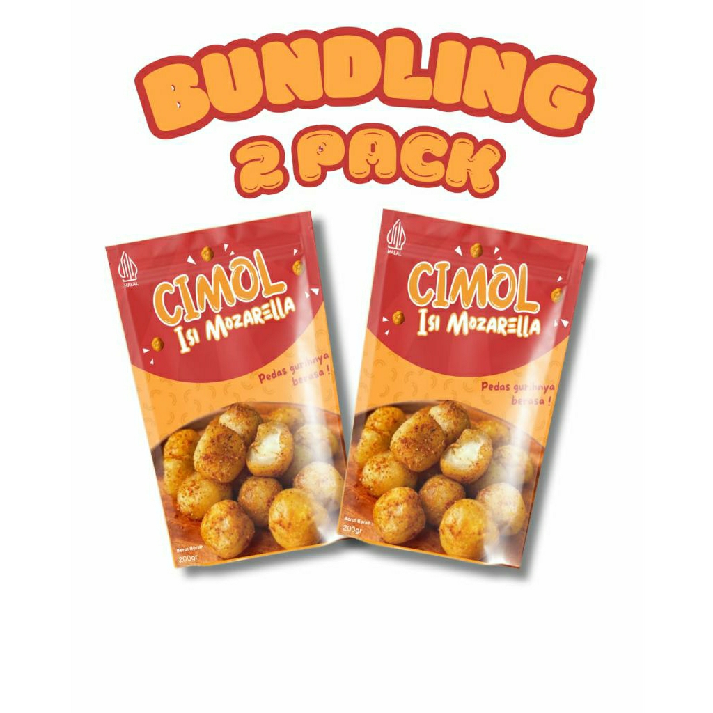 

BUNDLING 2 PACK CIMOL BOJOT ISI KEJU MOZZARELLA FROZEN INSTAN Heavenly Food