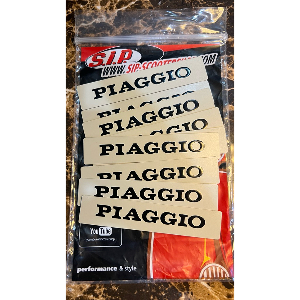 PIAGGIO Emblem Hidung Horn Case Vespa PK 50 - 125 Almunium Original Italy