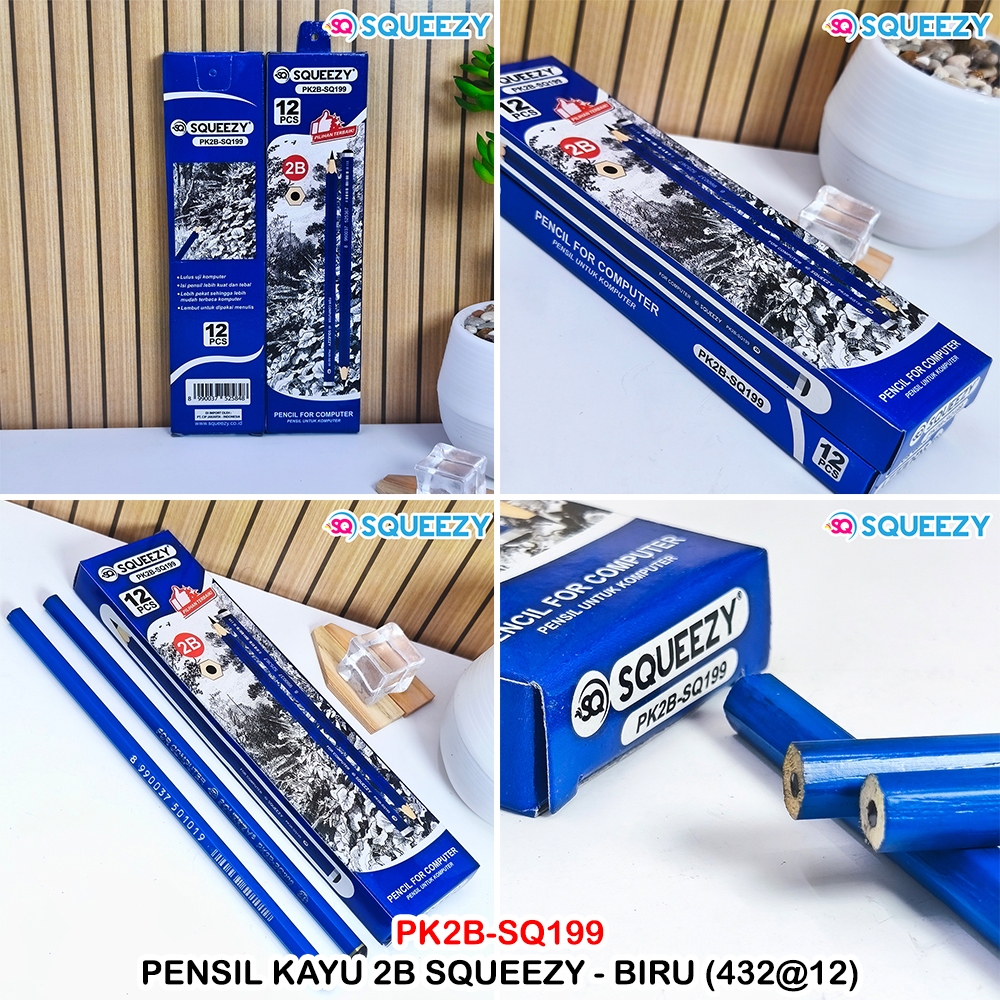 

TBMO PACK PENSIL KAYU 2B SQUEEZY PK2B-SQ199 BIRU (432@12)