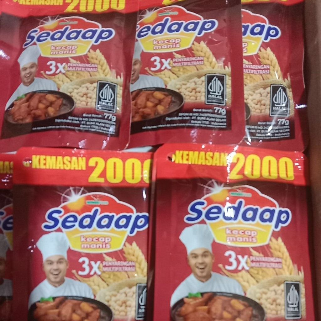 

kecap sedap 63gr 1dus penyedap aneka masakan Indonesia