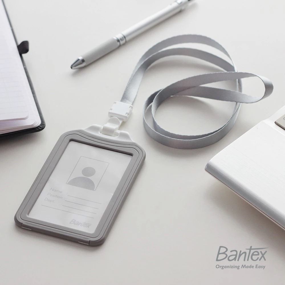 

Bantex Dual Side ID Card Holder Lanyard Portrait #8881 05