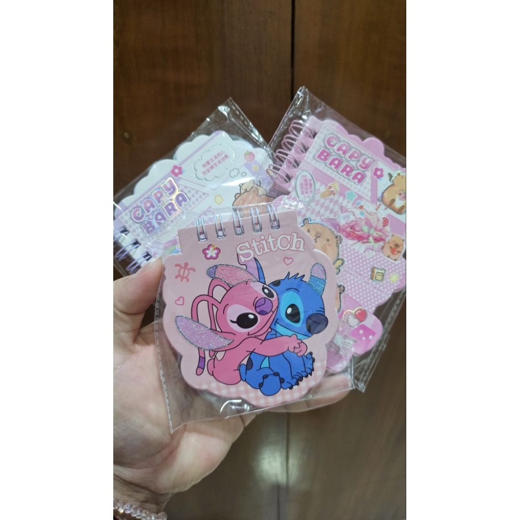 

NOTEBOOK MINI NOTEBOOK CAPY NOTEBOOK STITCH CAPYBARA NOTEBOOK LUCU