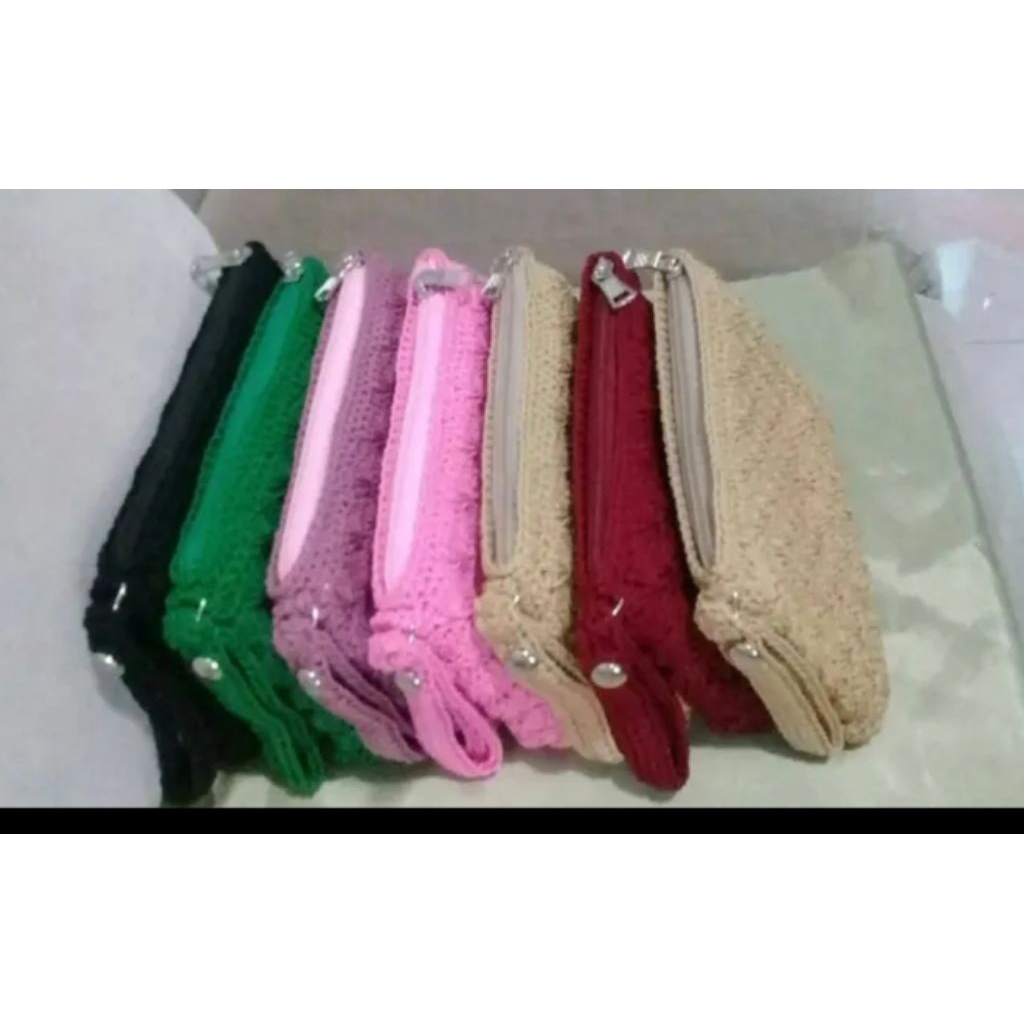 Dompet Rajut/ Dompet wanita ukuran besar/ dompet wanita/ Dompet murah