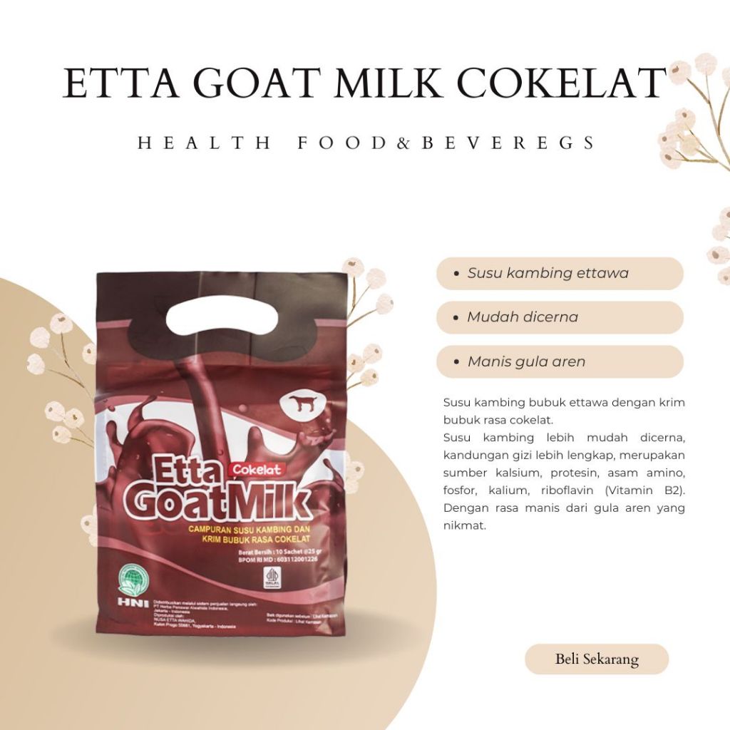 

ETTA GOAT MILK COKELAT
