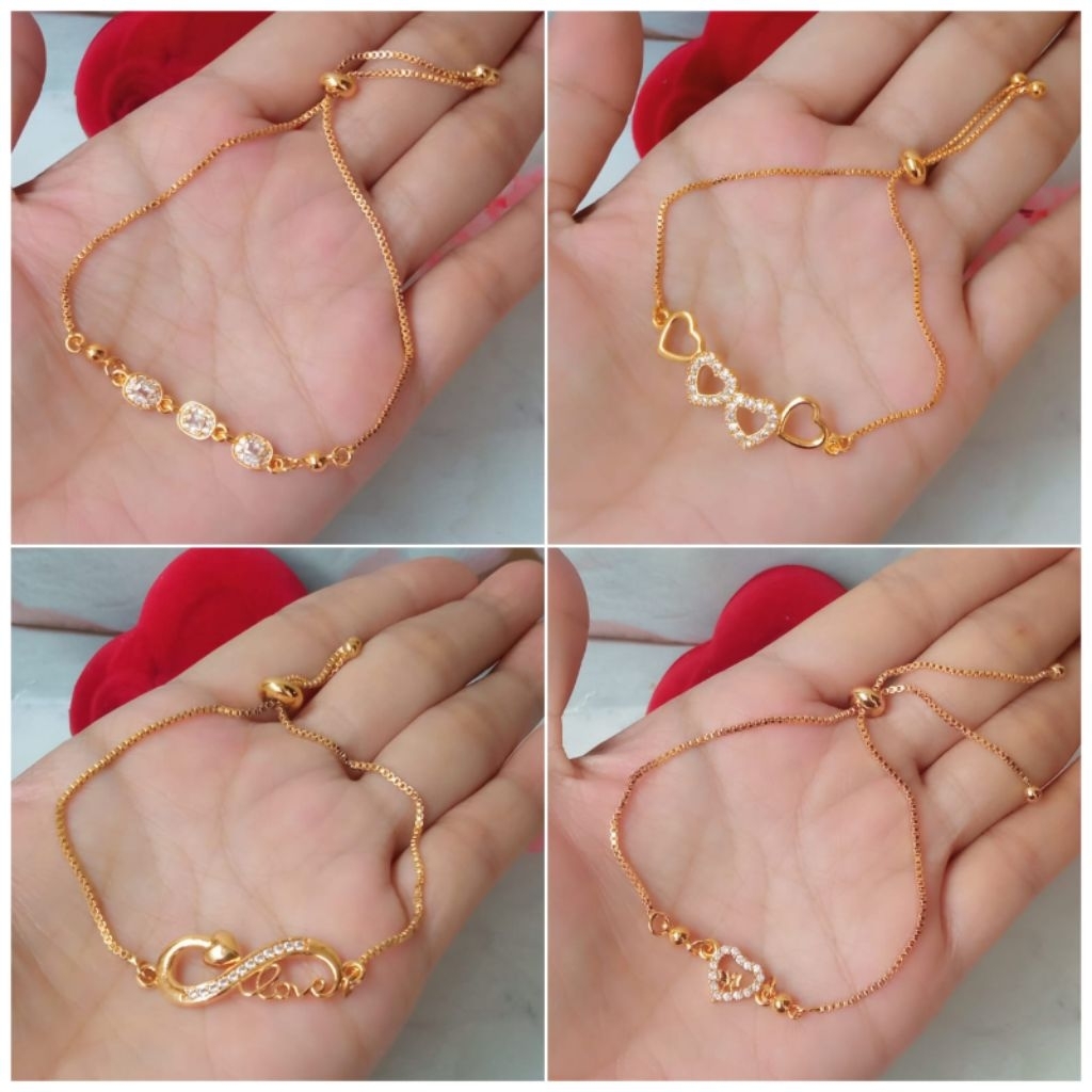 gelang serut lapis emas xuping