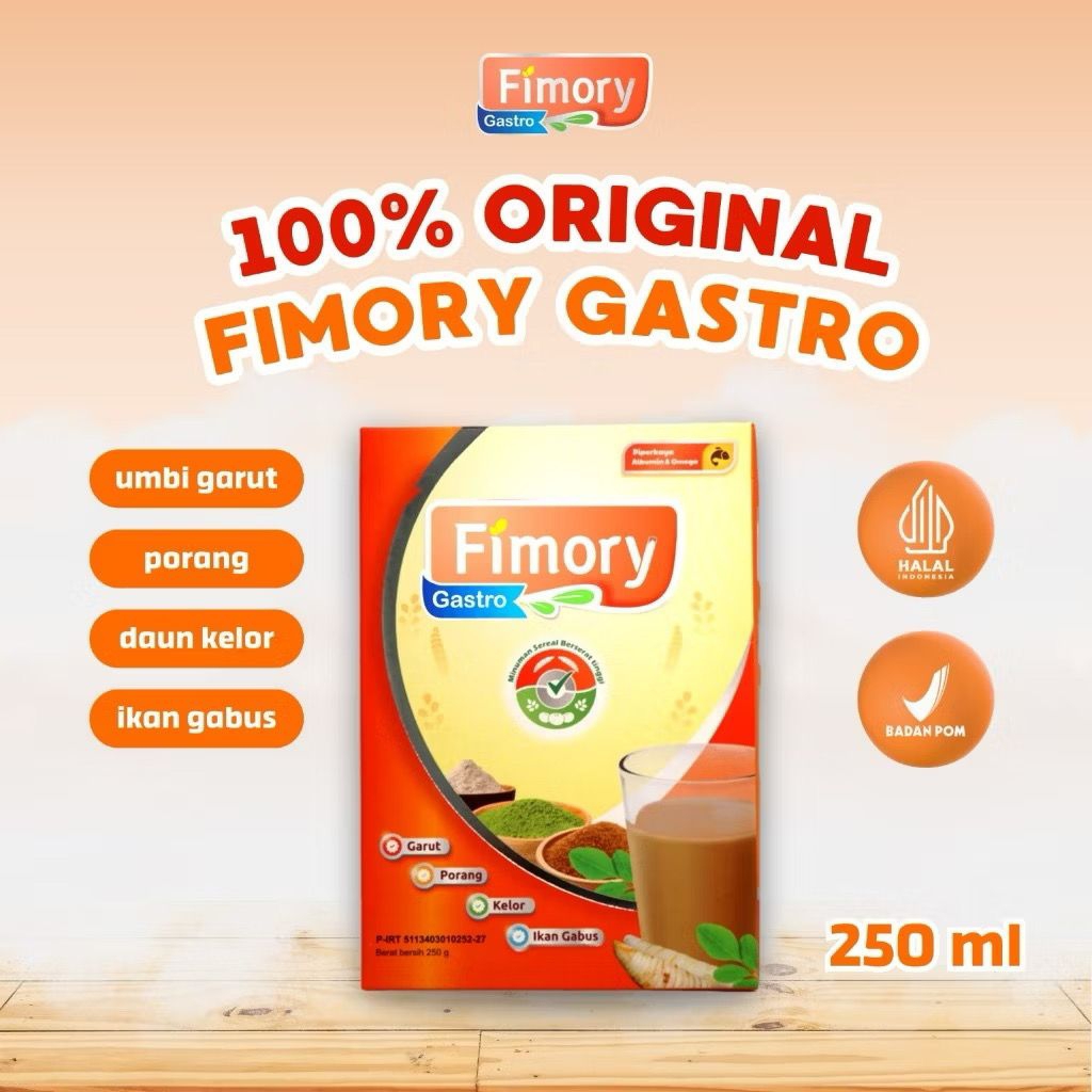 

100% ORIGINAL - Fimory Gastro Indonesia Sereal Umbi Garut Atasi Asam Lambung Tanpa Efek Samping