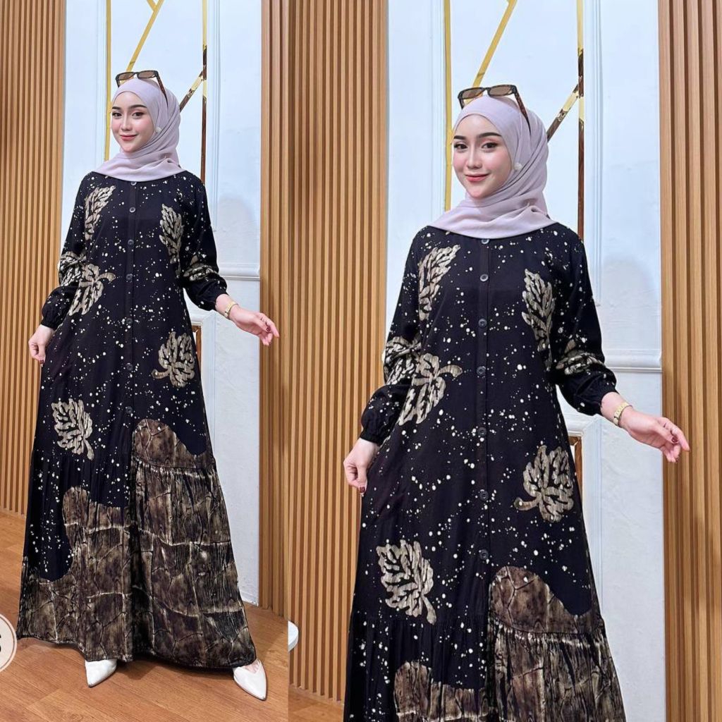 Batik Azuraa || Gamis Twill Ori / Gamis Twill Asli Pekalongan / Twill Rumahan
