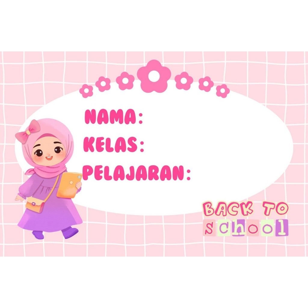 

[[ isi 20 ]] Stiker Nama Buku Anak Custom Tinggal Tempel