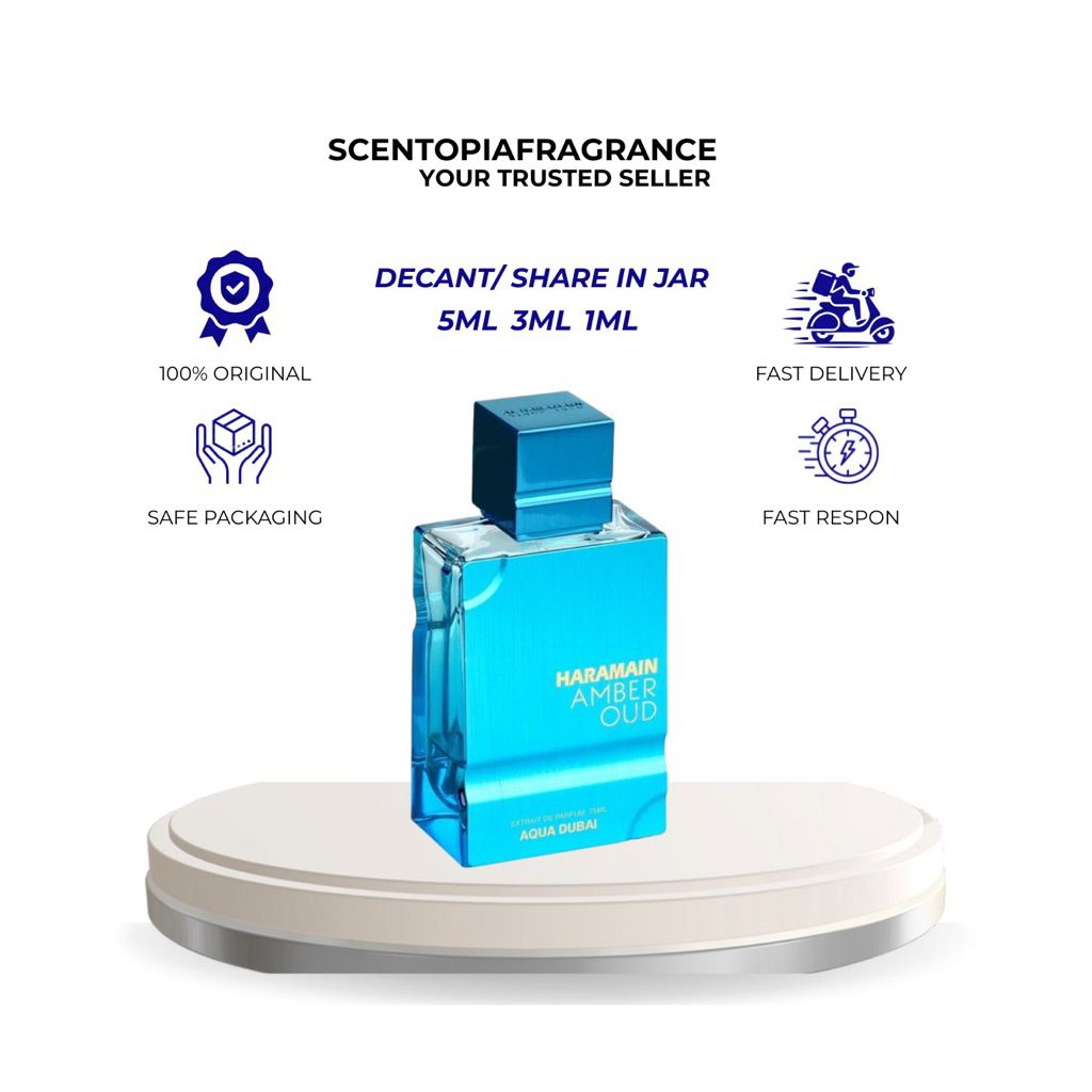 [ Decant ] Al Haramain Amber Oud Aqua Dubai