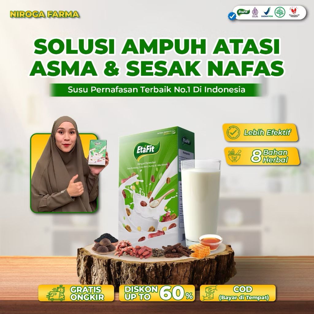 

ETAFIT - Susu Kambing Etawa Murni Solusi Asma Paru Paru Radang Selaput Dada Susu Sekaligus Obat