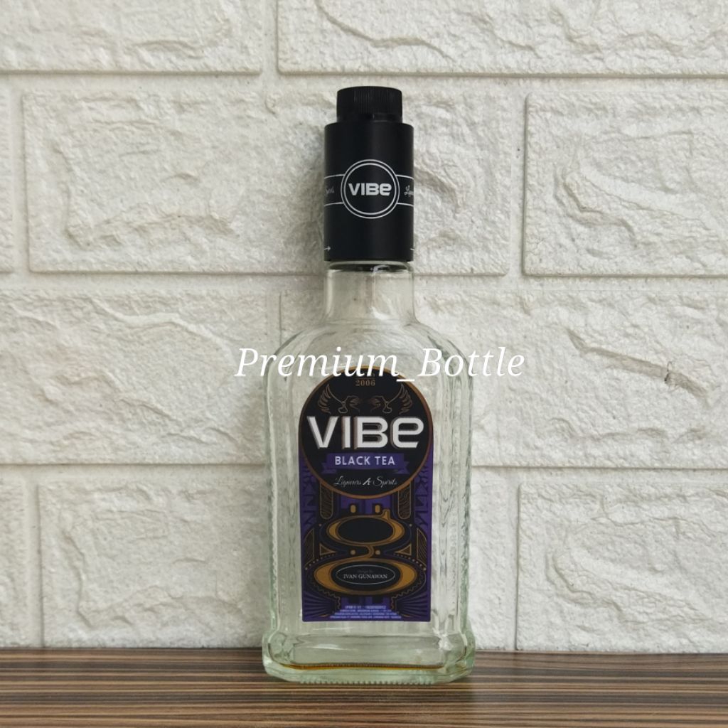 Botol Kosong Vibe Black Tea 350ml