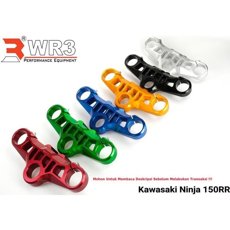 Triple Clamp Tripleclamp Segitiga Atas WR3 Kawasaki Ninja 150 RR 150RR ZX150