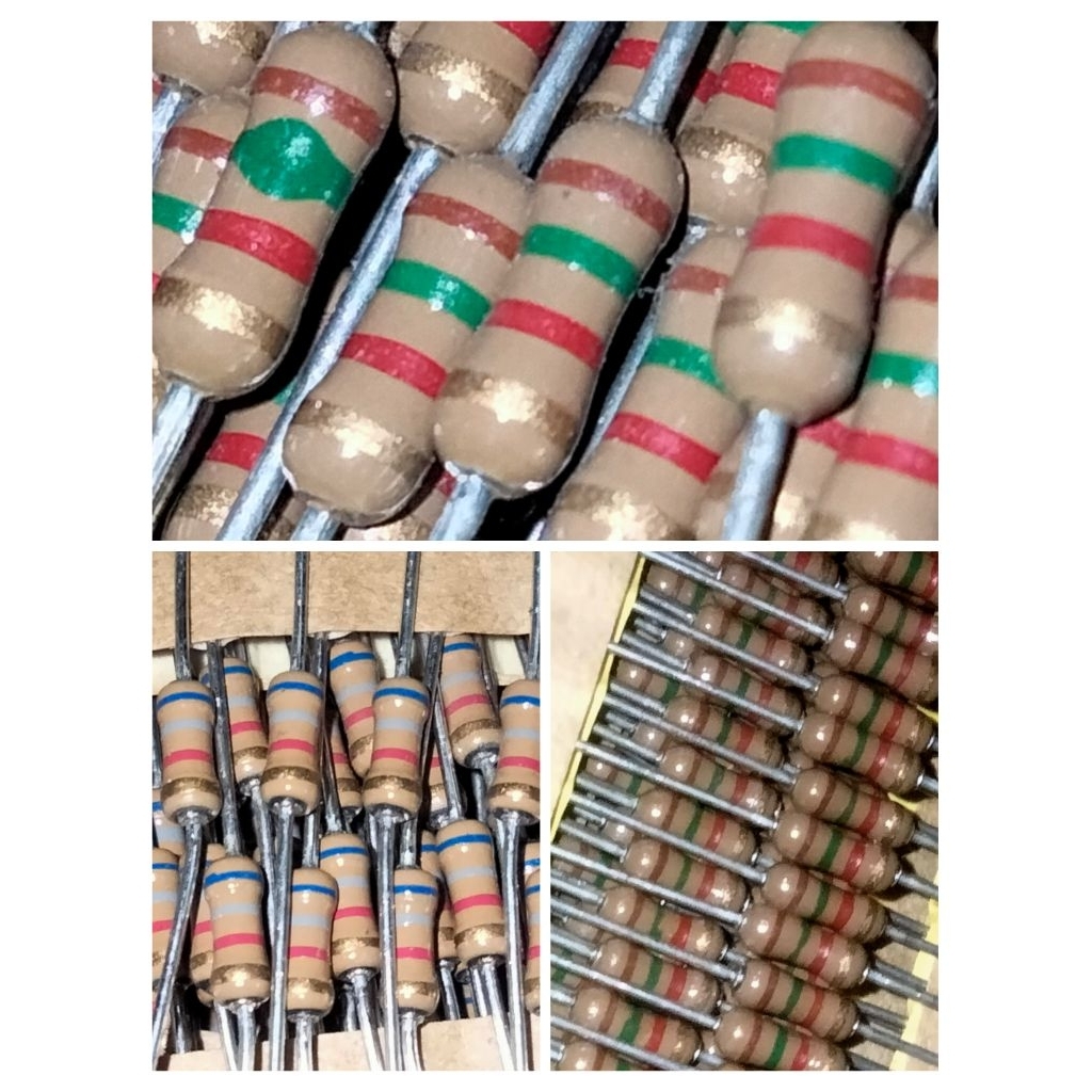 Resistor 1k 10k 15k 33k 1m 1k5 7k5 6k8 1/4watt  KOA JAPAN (10pcs)