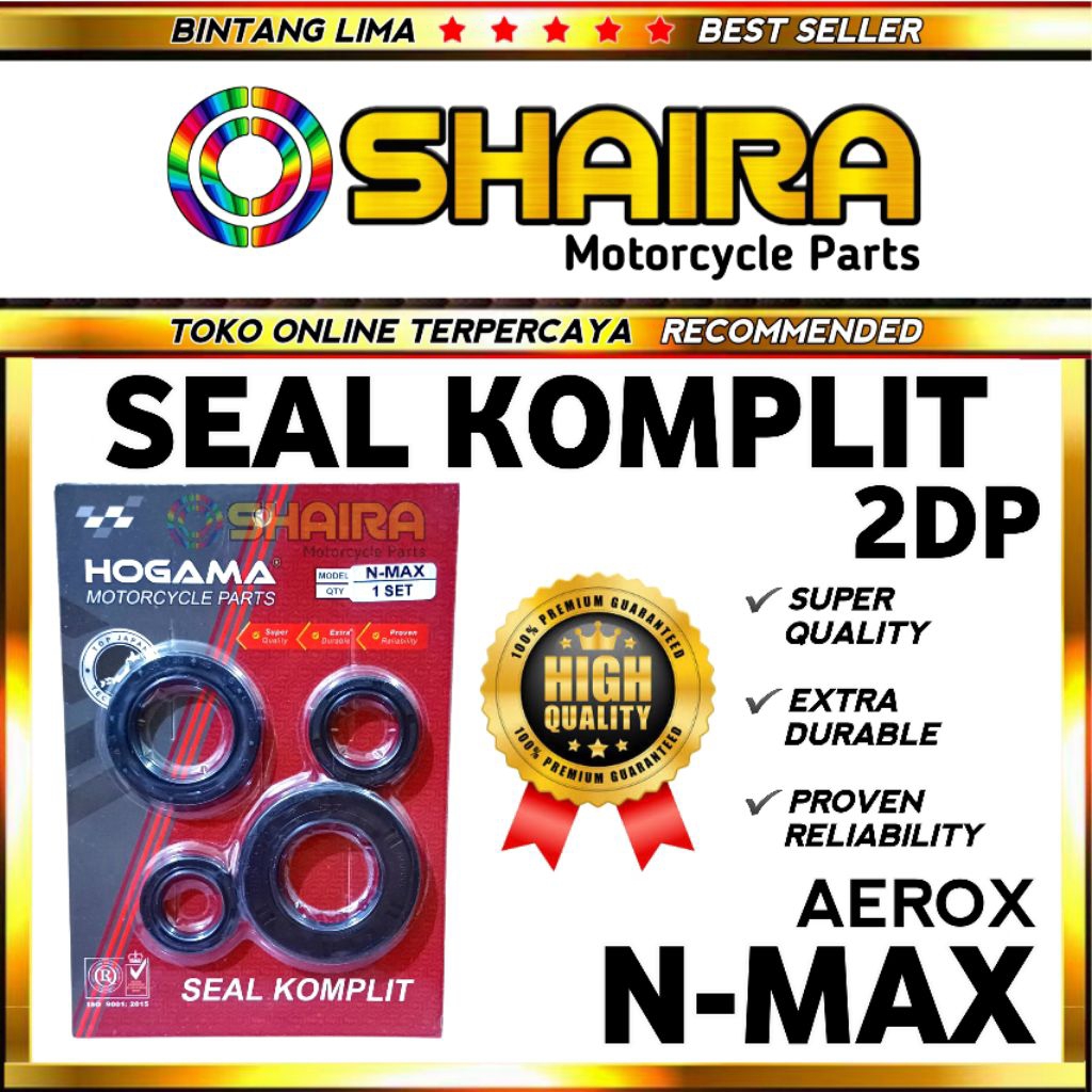 SEAL KOMPLIT N-MAX / 2DP / OIL SEAL KIT AEROX / OIL SEAL SET N MAX / SEAL OIL KOMPLIT NMAX / SEAL KO