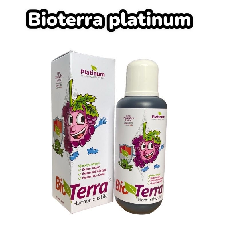 Bioterra Platinum - Bioterra Original - Bioterra Probiotik - Vitamin Daya Tahan Tubuh