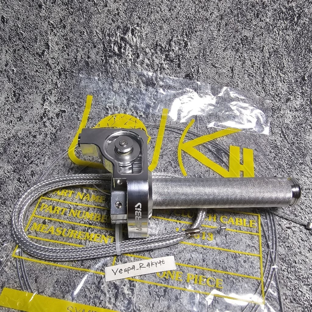 Gas Spontan Acerbis 1 Kabel Gas Spontan CNC Vespa Vespa Super Sprint Px Excel Free Kawat Gas 3 Meter
