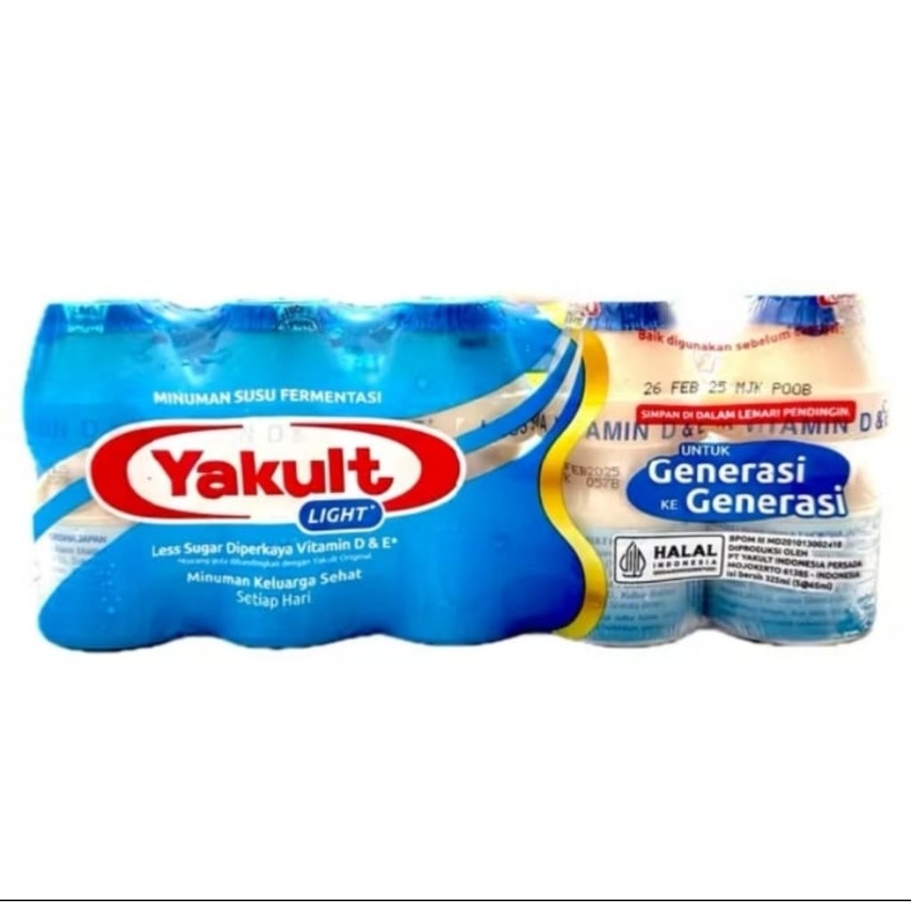 

Yakult Light Less Sugar 5 Botol x 65ml