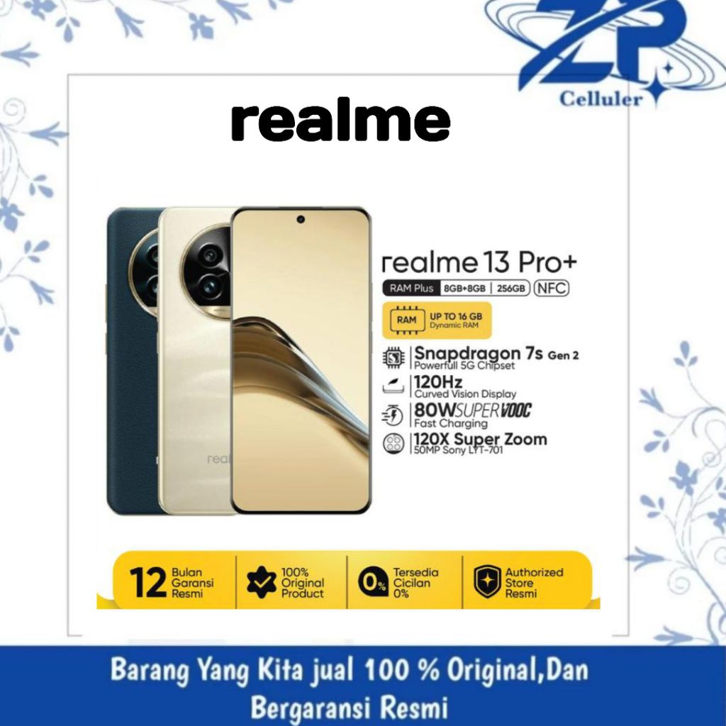 realme 13pro plus ram 8/Rom 256 garansi resmi realme
