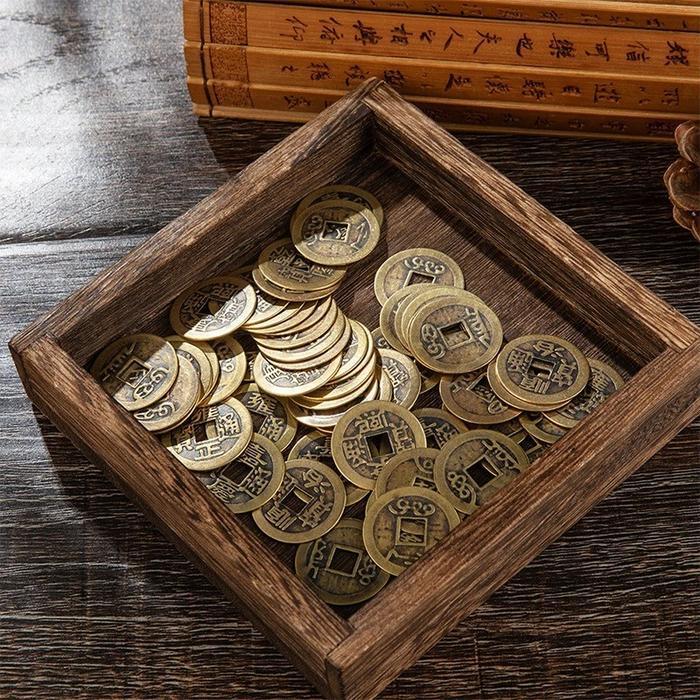 Koin Cina Feng Shui Kuningan – Hiasan & Koleksi Simbol Keberuntungan