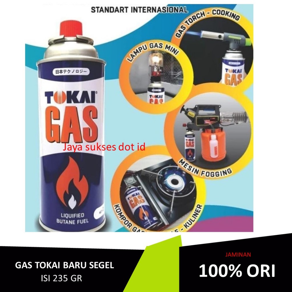 Gas Portable / Gas Kaleng Portable tokai original segel pabrik