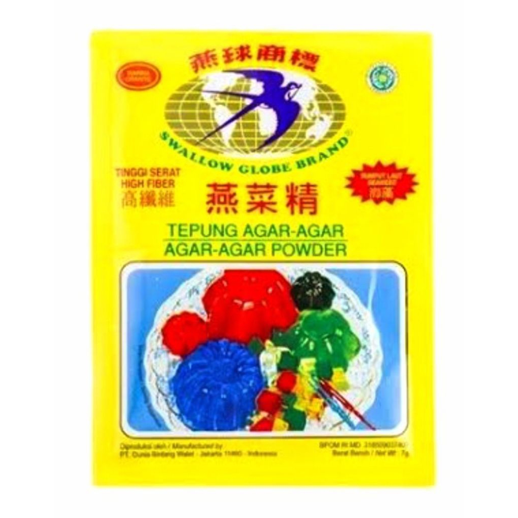 

agar-agar swallow merah
