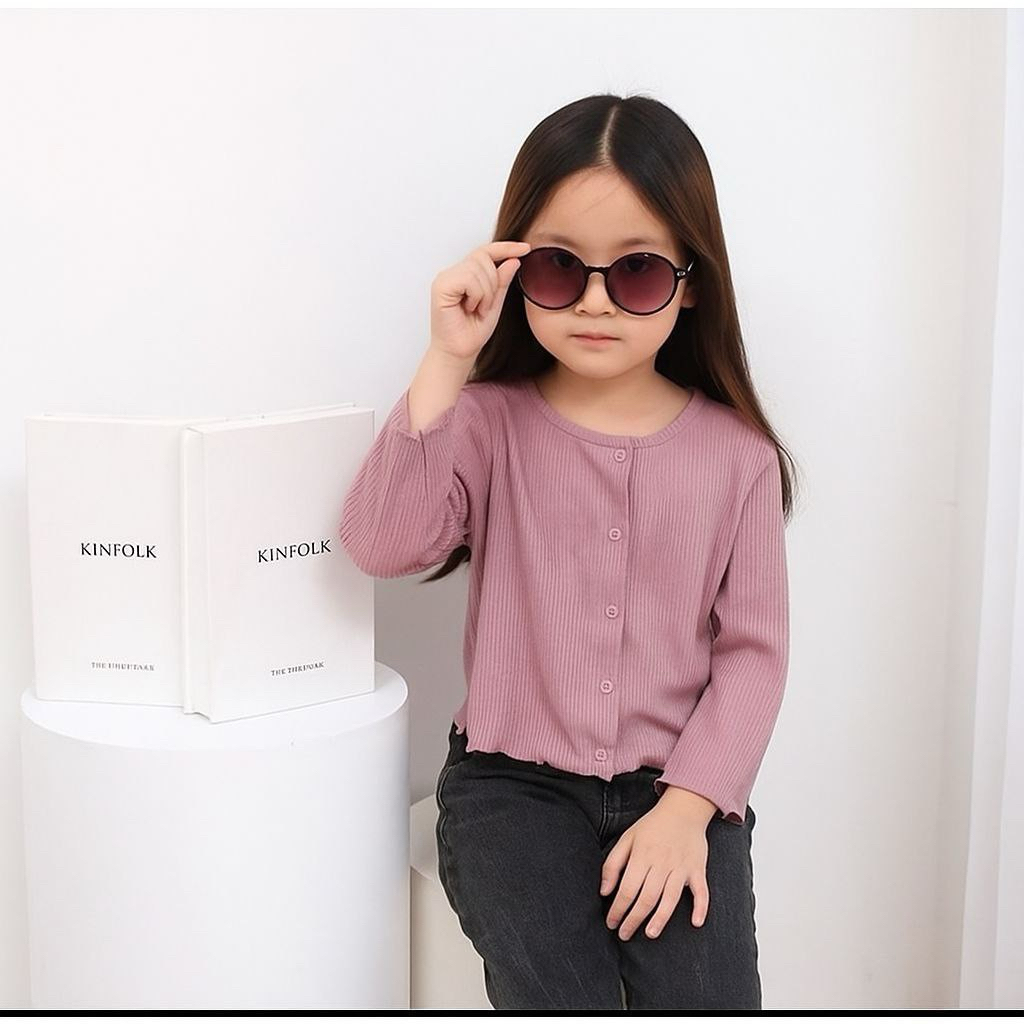 Cardigan Anak Perempuan 12 Tahun Premium Korean Style
