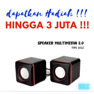 Speaker Multimedia USB Model 101Z Untuk Komputer Laptop HP Universal /"dapatkan Hadiah 3 Juta