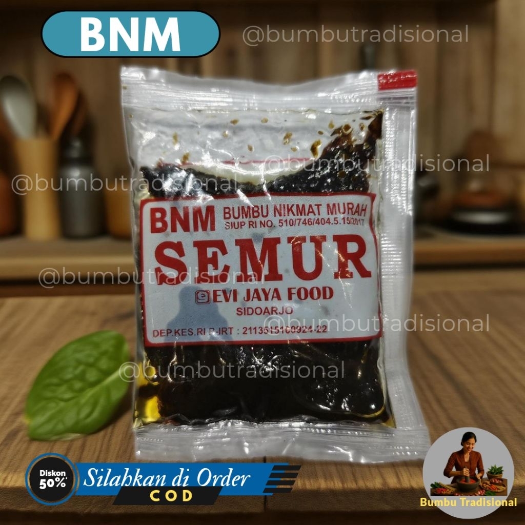 

BNM / Bumbu SEMUR / Bumbu Nikmat Murah / Bumbu Masak Instan
