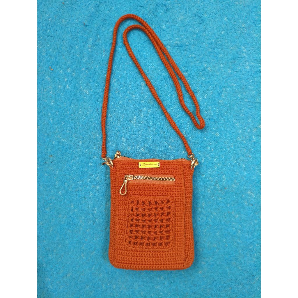 Tas Hp Rajut 2 Ruang 1 Kantong