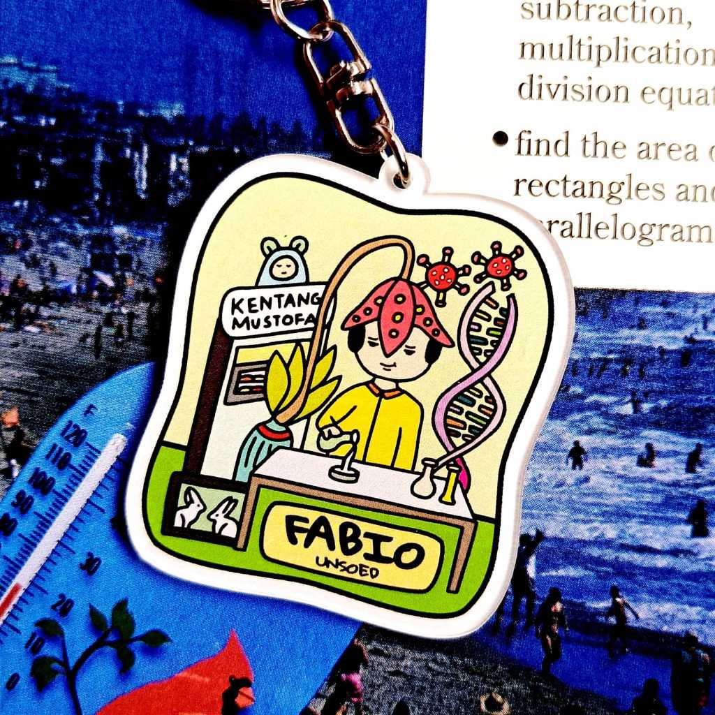 FABIO Unsoed - Keychain Acrylic 2 sisi