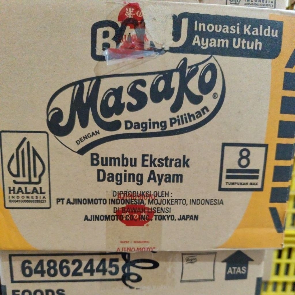 

Masako karton 1000an isi 12pcs x 6 Lembar x 10 pak