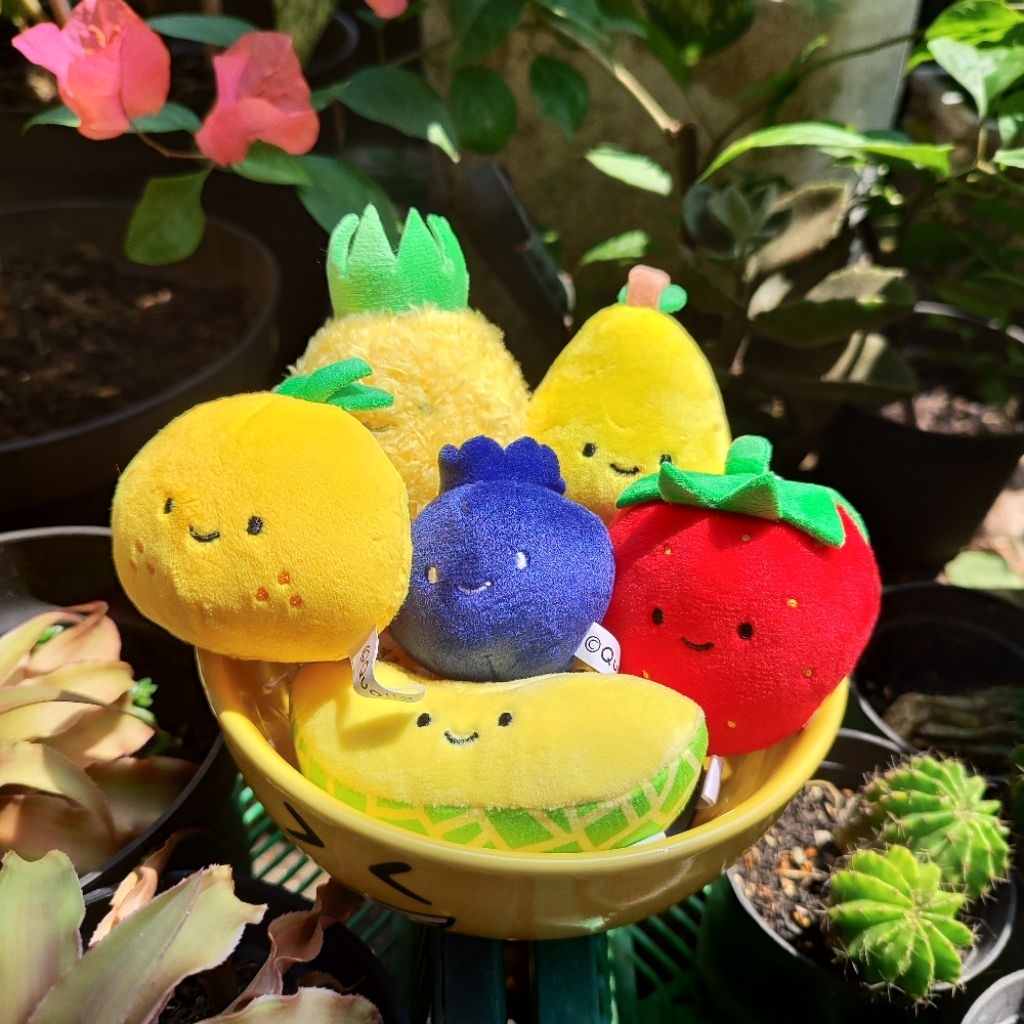 Qualia Fruit Series/Yell Keychain/Gantungan Mata Titik/Yell