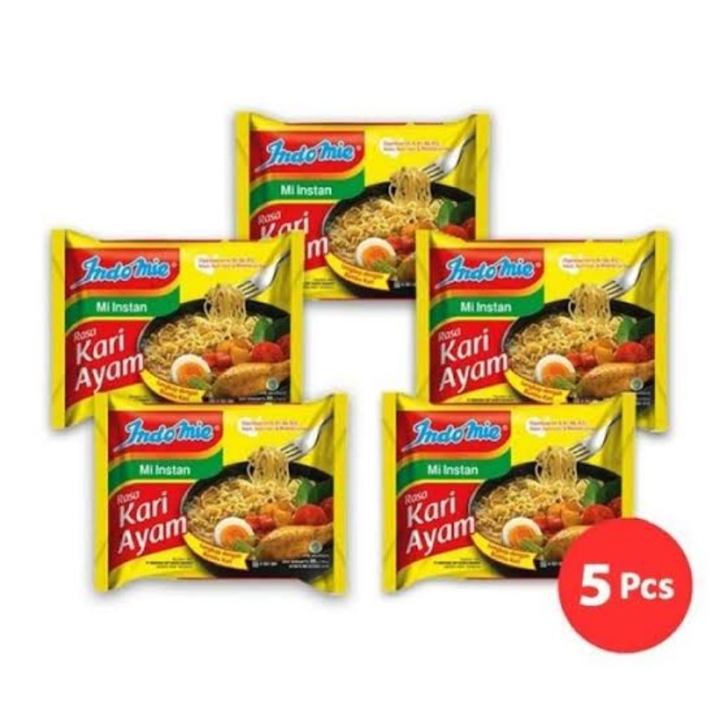 

INDOMIE KUAH KARI AYAM 5 PC