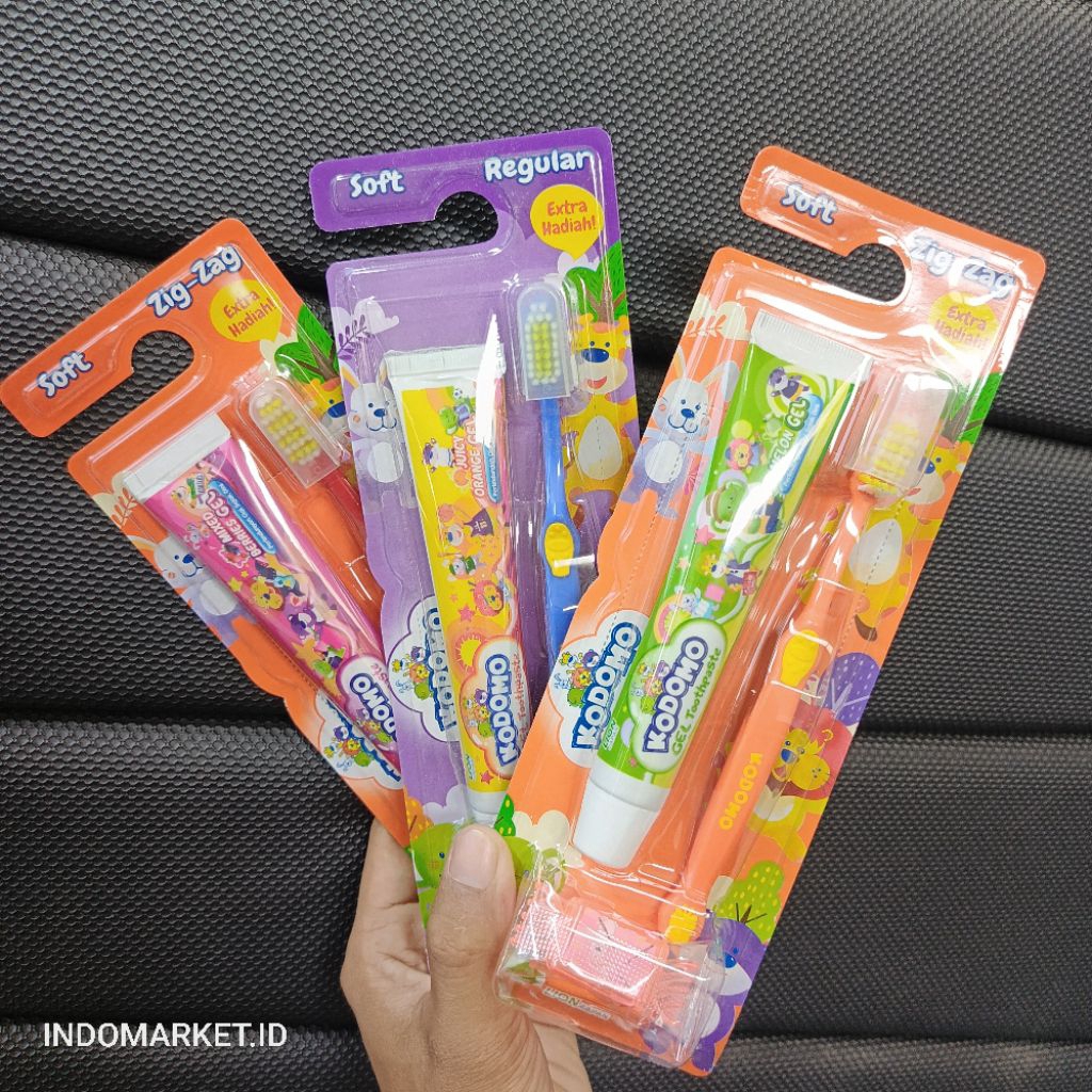Kodomo pasta gigi+sikat gigi/Pasta gigi kodomo/Sikat gigi kodomo