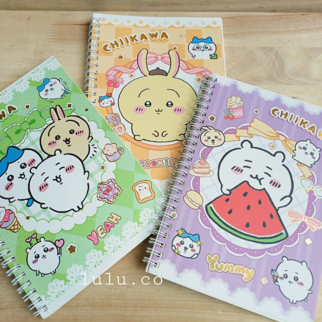 

Buku tulis ring A5 CHIIKAWA 2121