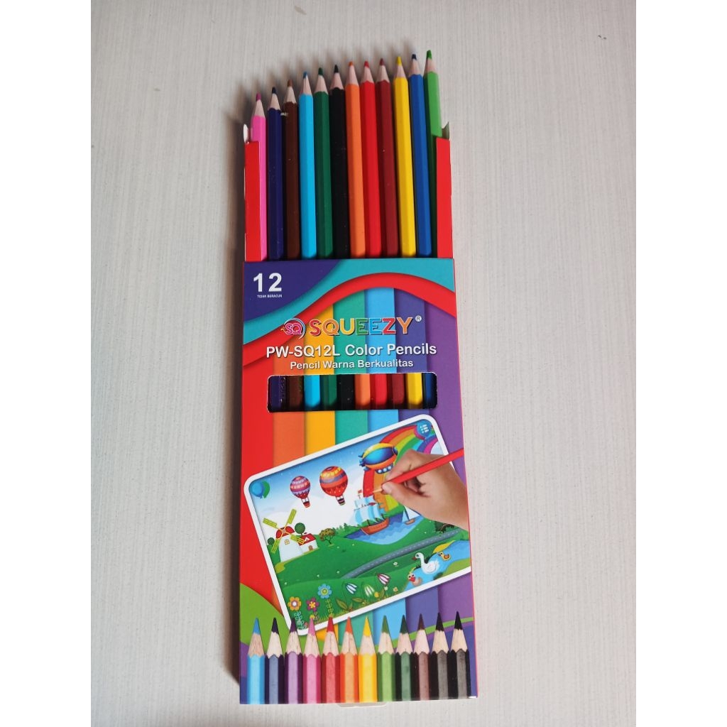 

Pensil Warna 12 Panjang warna cerah