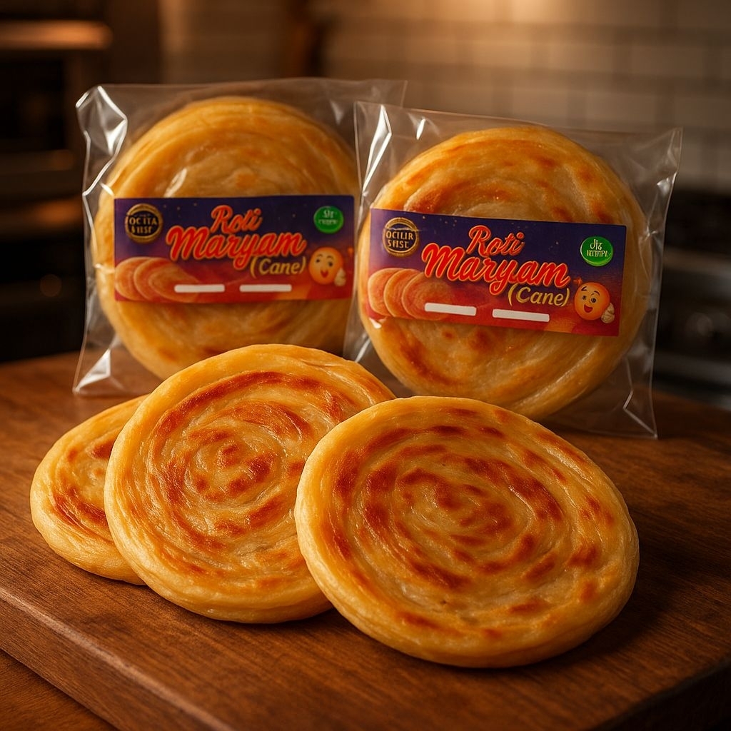 

PREMIUM] Roti Maryam Cane – Lembut, Gurih, & Siap Saji!