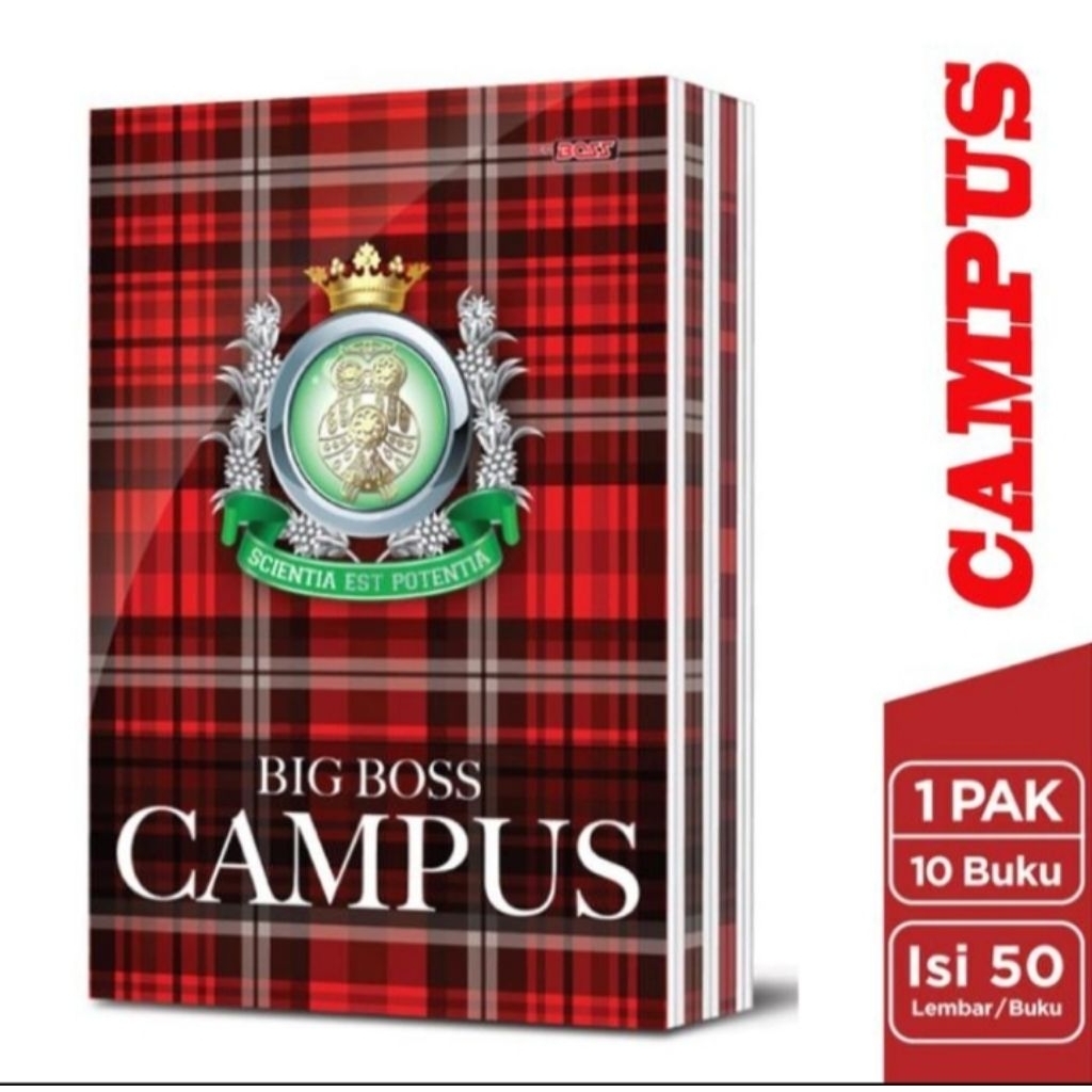 

Buku Tulis Big Boss Campus 50 Lembar isi 10 Buku