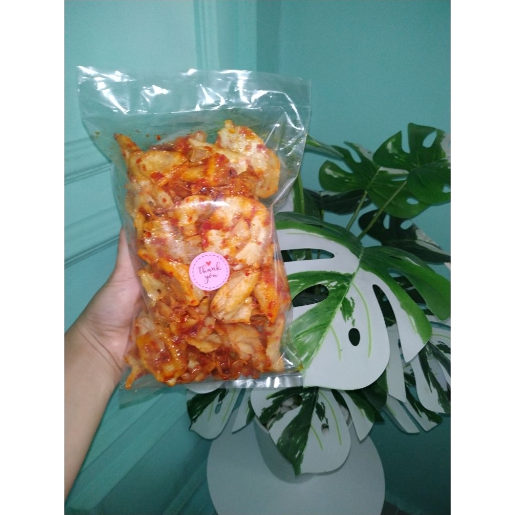 

Kripik Singkong Pedas Manis kemasan 250gr