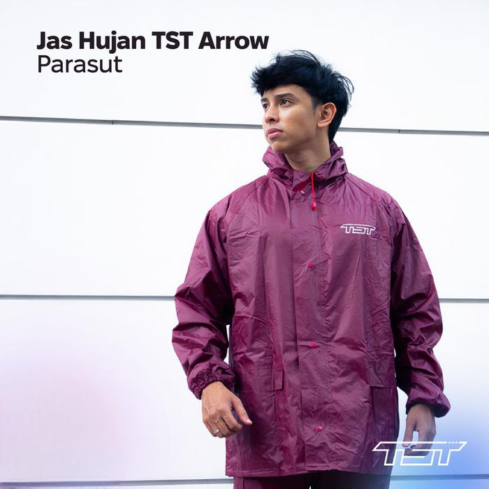 Jas Hujan Setelan Parasut TST Tipe Arrow
