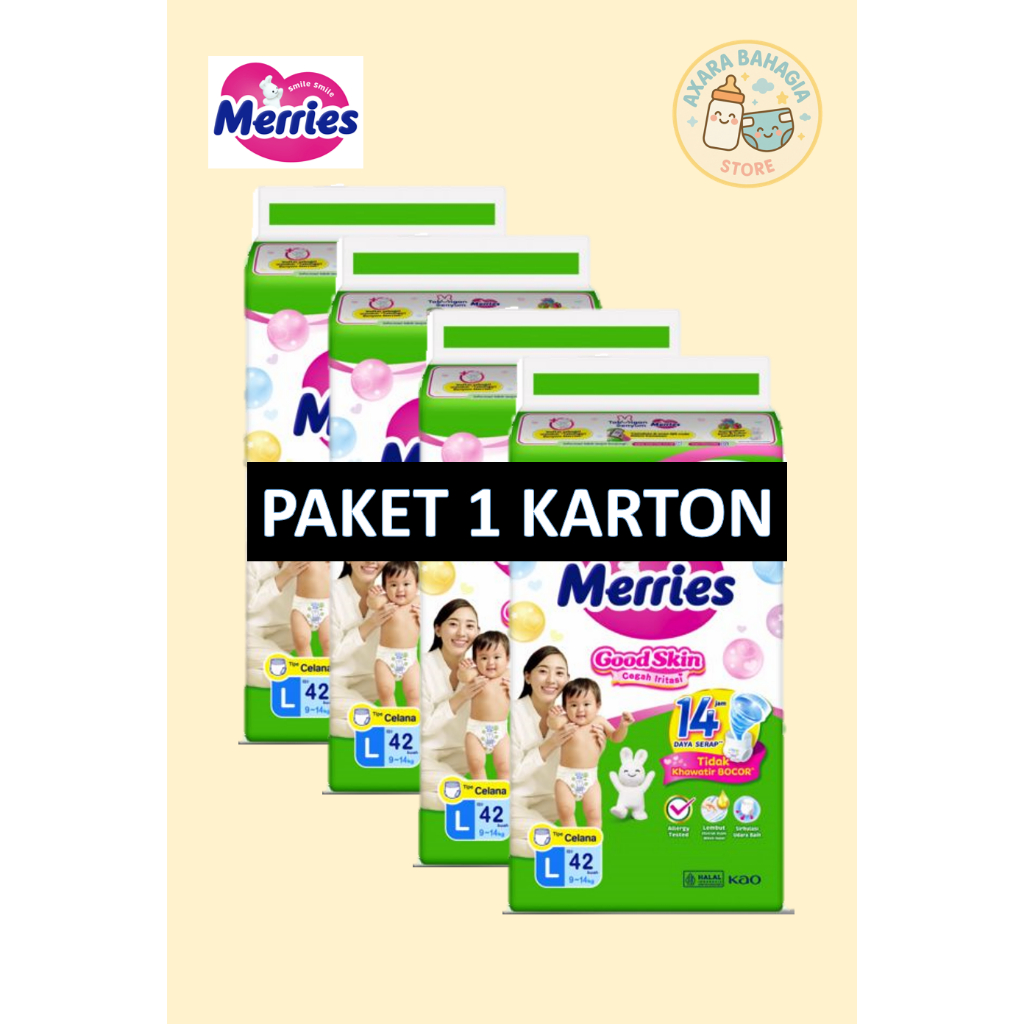 Merries Pants Jumbo L 42 Karton / Merries L42 Karton