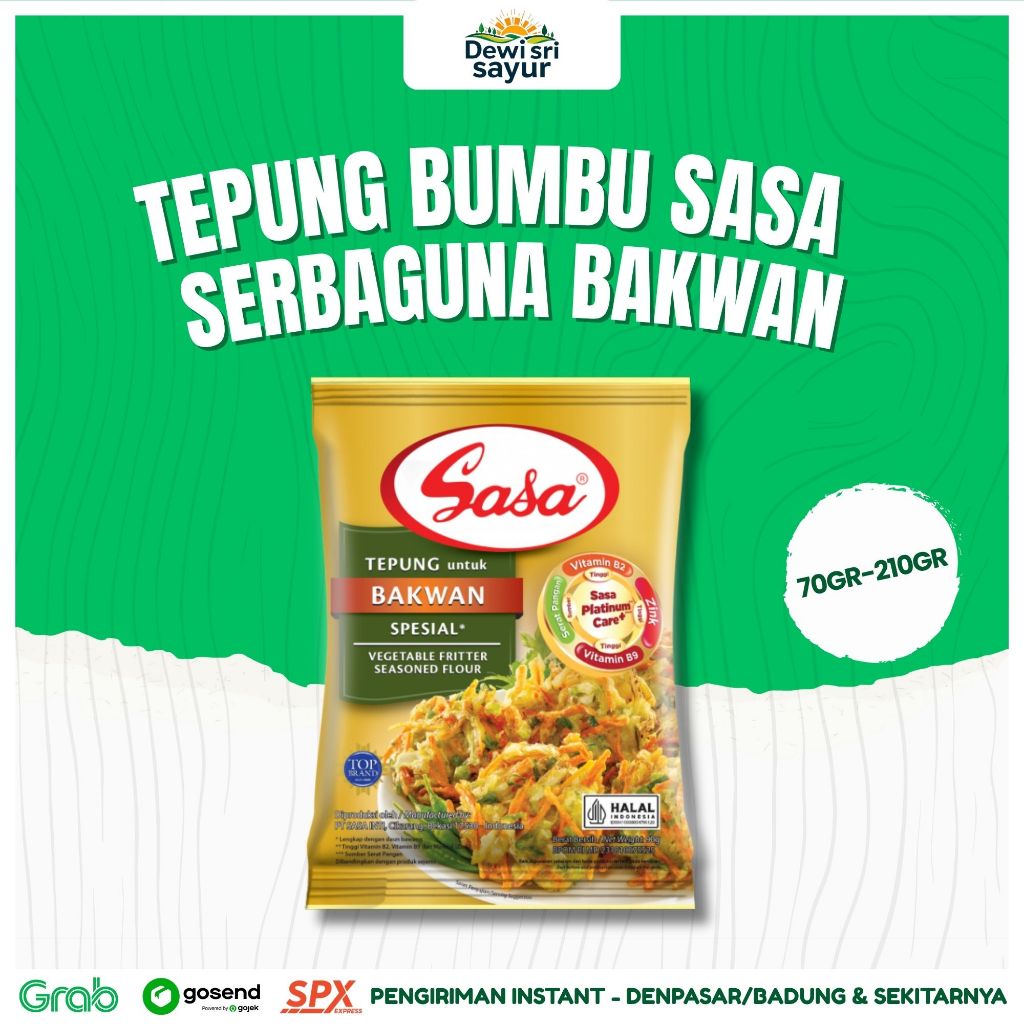 

Tepung Bumbu Sasa Bakwan 70gr-210gr – Dewi Sri Sayur