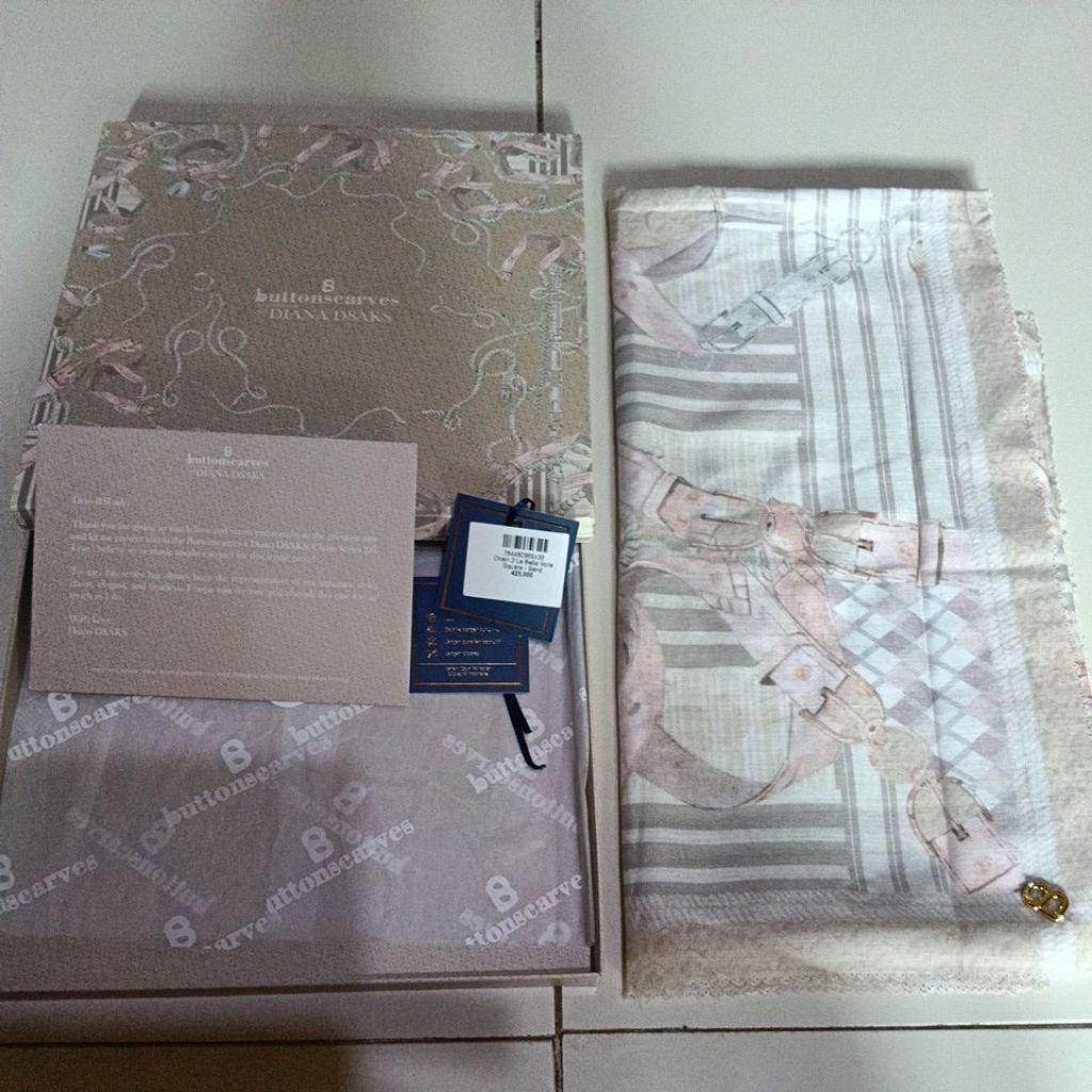 Pre Loved Jilbab BS Series Chain 2 La Bella-Sand