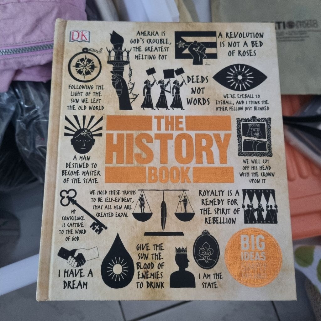 

PRELOVED THE HISTORY BOOK DK HARD COVER