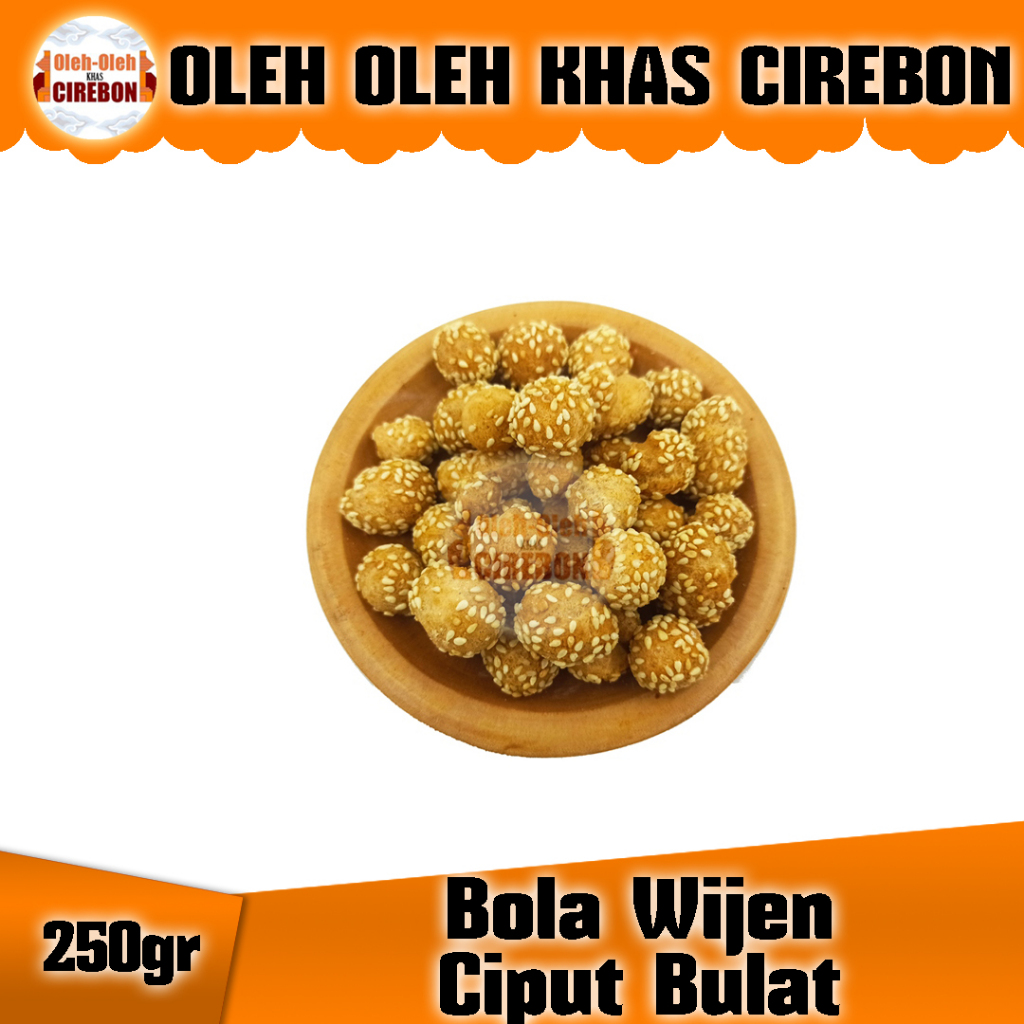 

Ciput Bulat Bola Wijen Kue Kering Tradisional Wijen Manis & Renyah